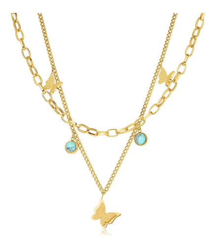 Daily Vibes Collares En Capas De Oro Para Mujer Collar De Ma