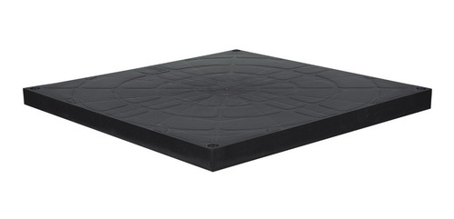 Tampa Caixa De Gordura 42l Preta Metasul 40x40cm