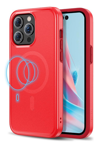. Funda Mybat Fuse Con Magsafe Para iPhone 15 Pro - Roja