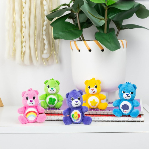 Ositos Cariñositos Micro Peluches 3 Pulgadas Pack De 5 Blanco