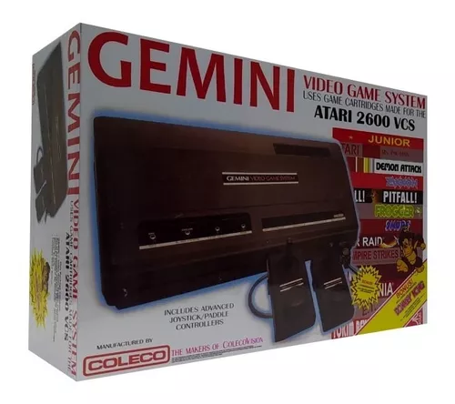 Cabo Duplo Controle Gemini Coleco Atari Usar Jogos 2 Players