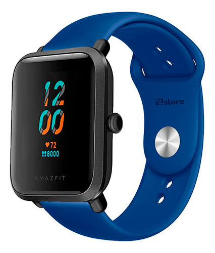 Correa Compatible Con Amazfit Bip Lite Azul Broche 20m