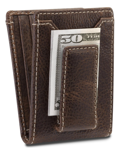 Casa De Jack Co. Ivor Billetera Bifold Con Clip Para Dine...