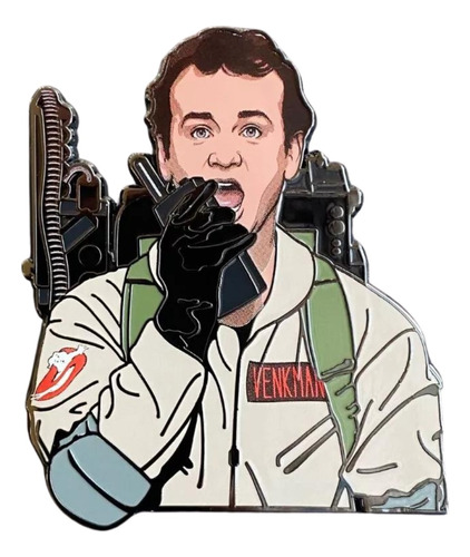 Pin Ghostbusters Peter Venkman / Prendedor Enamel Importado