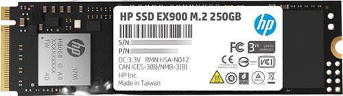 Disco Duro M.2 256gb Hp Unidad Estado Solido Ssd Ex900 M.2