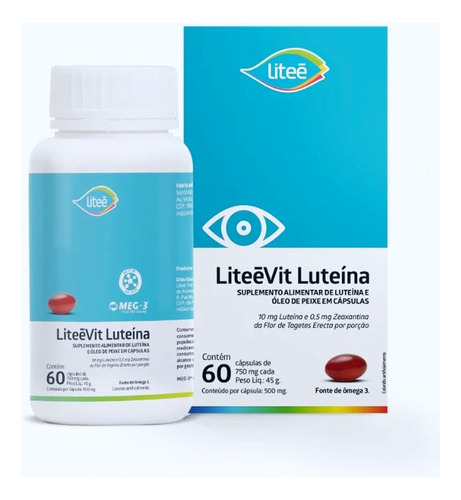 Liteé Vit Luteína 60 Cápsulas