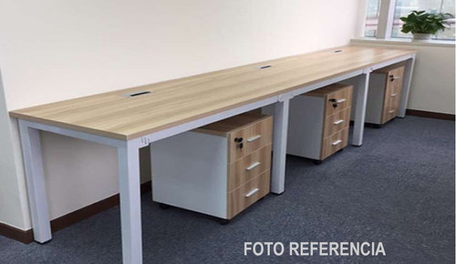 Mesa Para Oficina 1.2 X 0.6m Individual (sin Gavetero)