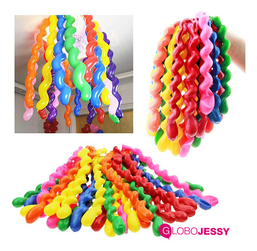 Globos Pensil Gusano Para Campeonato Festividades