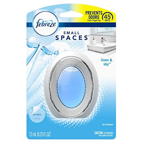 Febreze Small Spaces Air Freshener, Linen & Sky, Odor Elimin