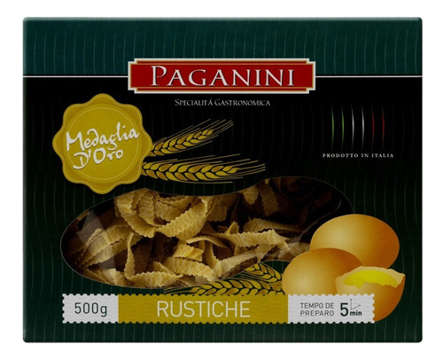 Macarrão Medalha D'ouro Rustiche Uovo Paganini 500g