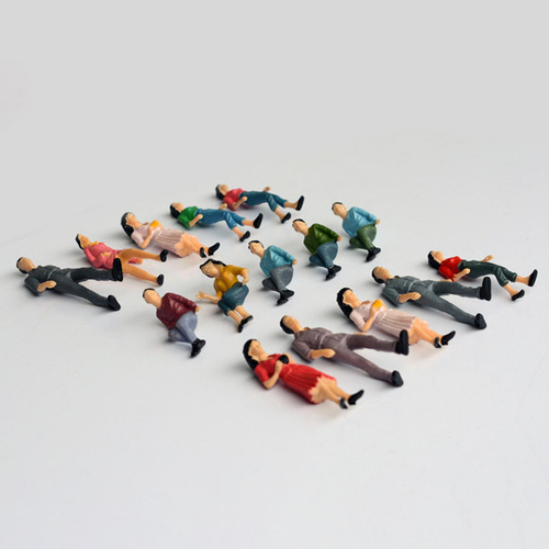 Figuras Pintadas De Pvc Surtido Poses Paisaje 100 Piezas 75