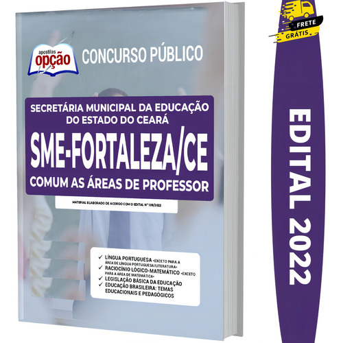 Apostila Sme Fortaleza Ce 2022 - Comum As Áreas De Profess