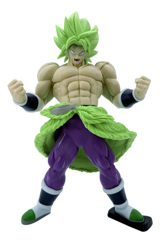 Figura Dragon Ball Super Broly Verde Super Saiyan 23 Cm