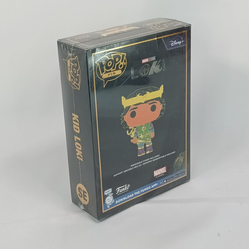 Funko Pop Pin Marvel Kid Loki Pin Esmaltado (Usado)