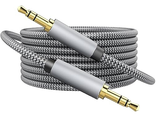 Aux Cord, 3.5mm Audio Cable De Acero Inoxidable De Fjqjl