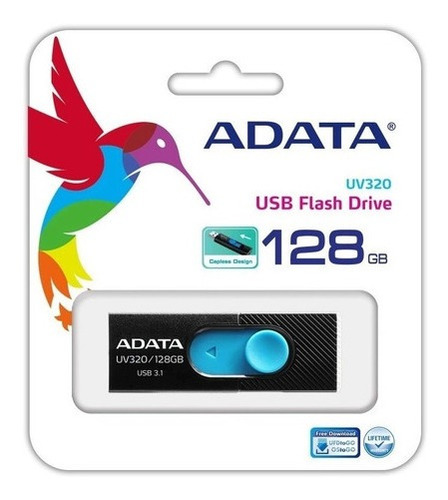 Imagen 8 de 8 de Pendrive 128gb 3.2 Gen 1 Adata Uv320 Pc Tv Tablet Bk Backup