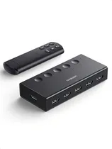 Comprar Ugreen Hdmi Switch 5 En 1 Salida Hdmi 2.0 Switcher, 4k@60hz Hdmi Splitter Con Control Remoto 5 Puertos Selector Box Support 3d Cec Hdr Hdcp2.2 Compatible Con Ps5\u002F4\u002F3 Xbox Switch Roku Tv Fire Stick