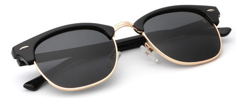 Gafas De Sol Kaliyadi Polarizadas Semisin Montura Con Bloque