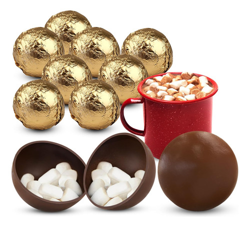 Deliciosas Bombas De Chocolate Caliente De Navidad  Juego D