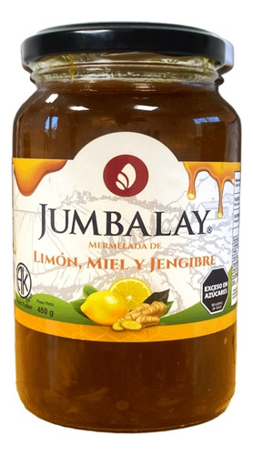 Mermelada De Limon Miel Y Jengibre Jumbalay Frasco X 450gr