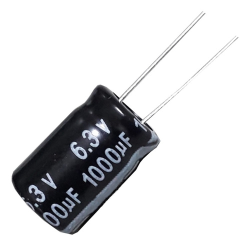 Capacitor Eletrolitico 1000uf X 6,3v - 1000x6,3