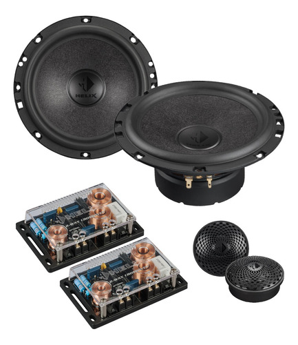 Parlantes Componente Tweeter Y Woofer Helix S 62c.2