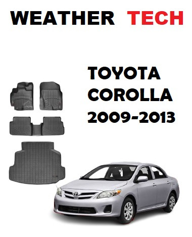 Alfombras Weather Tech Toyota Corolla 2009-2013
