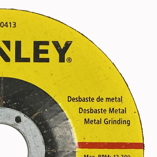 Disco Desbaste Metal 4.1/2x1/4x7/8 Stanley Com 10 Unidades
