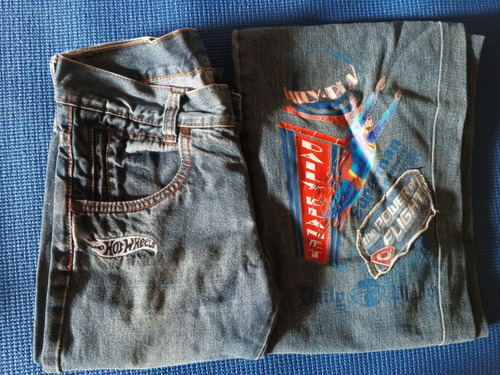 Pantalón Lote Blue Jean Para Niño Usado. 2 Pantalones.