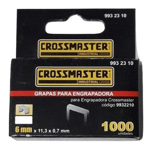 Grapas Para Engrapadora Crossmaster 9932210 6mm