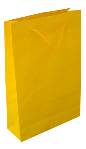 Imagem 4 de 6 de 50 Sacola De Papel Colorida 25x17x6cm Bolsa Festa