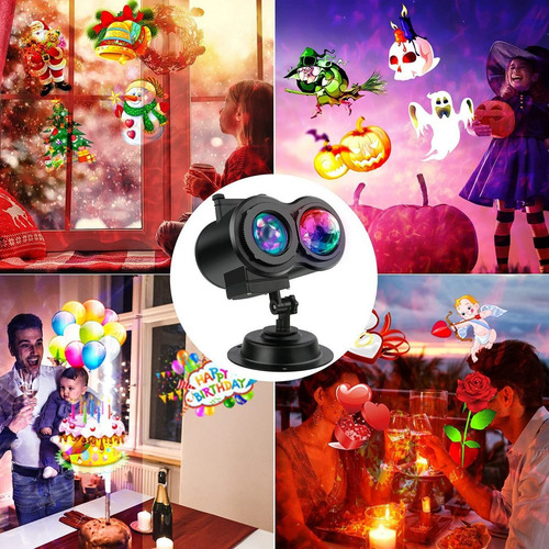 Luces De Proyector De Navidad Para Halloween Control Remoto