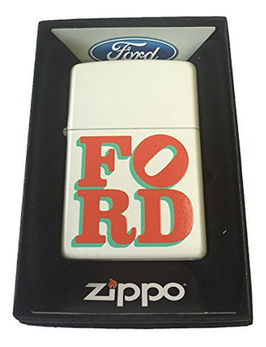 Encendedor  Personalizado - Ford Motors Rojo Verde Logo Nomb