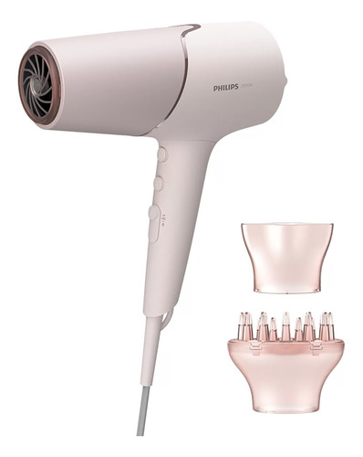 Secador De Pelo Philips Thermoshield Bhd530/00 Rosa 2300w