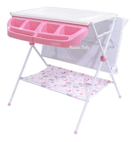 Bañera Con Cambiador Acolchado Ebaby Maxi Plegable Bebe