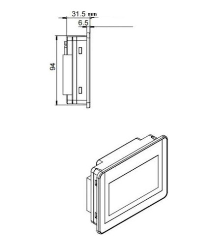 Hmi Con Plc Integrado Kinco 4,3 Pulgadas