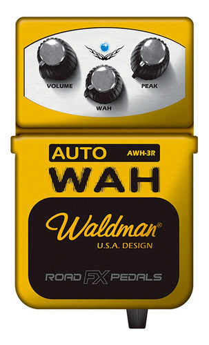 Pedal De Efeito Para Guitarra Waldman Awh3r Auto Wah + Nf