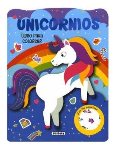 Libro Infantil Para Colorear : Unicornios 
