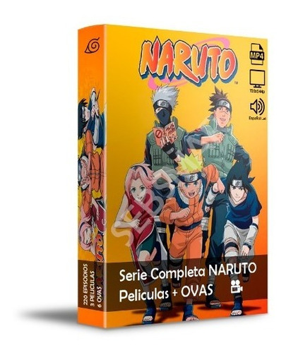 Serie Completa Naruto + Peliculas + Ovas