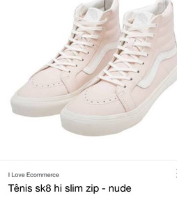 Tenis Cano Alto Feminino Boxe Vans - Vans para Feminino Rosa claro em São Paulo no Mercado Livre Brasil
