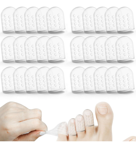 30 Protectores De Dedos De Silicona Antifriccion Para Mujere