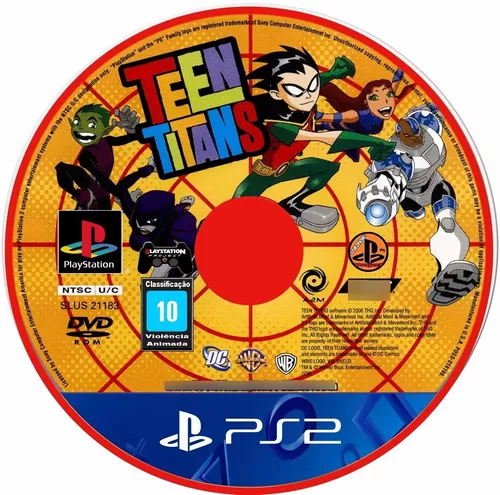 Teen Titans(Jovens Titans): Jogo Teen Titans de Ps2