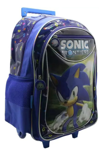 Mochila Con Carro 18  Sonic Frontiers So327 Cresko