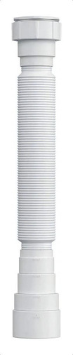 Sifão Krona Extensível Universal Dn38/40/48/50 Branco 73cm