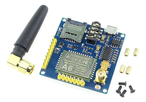 Placa Comunicación Inalámbrica A6 Sms Gsm Gprs Arduino Nodo