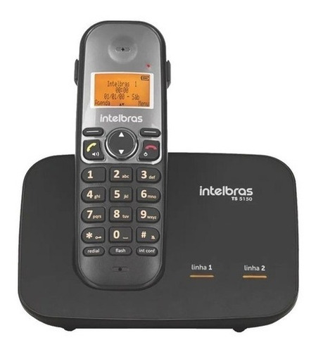 Telefone Sem Fio Intelbras Ts 5150 Preto