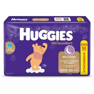 Huggies Ultraconfort Talles M 68u, G 60u, Xg 52u Y Xxg 50u