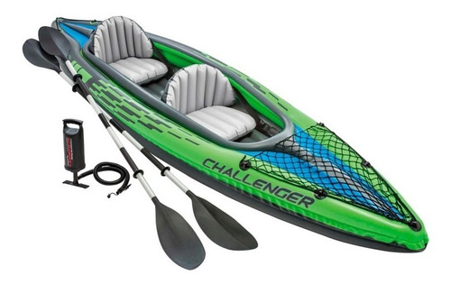 Kayak Inflable Doble Challenger K2 351x76x38cm Intex 68306