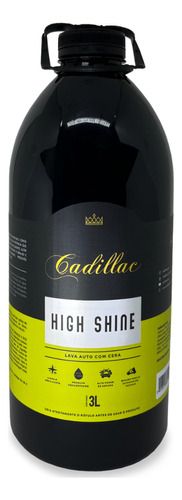 Shampoo Automotivo Com Cera High Shine 3l Cadillac