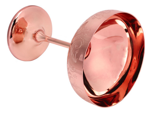 Auricular L Flower, Copa De Vino De Metal Cobre, Copa De Cha